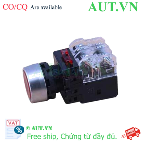 Ảnh của Công tắc nút nhấn Hanyong Nux MRX-RM1D0R Đỏ, Ø22mm, 1NO+1NC - Bền bỉ, An toàn, Chính hãng