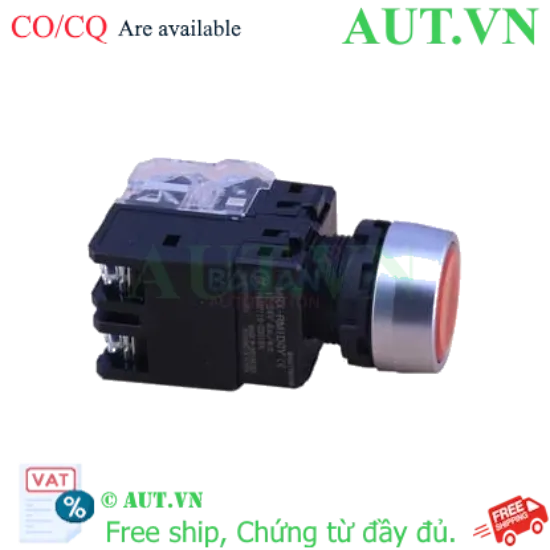 Ảnh của Nút Nhấn Có Đèn Hanyoung Nux MRX-RM1D0Y - Vàng, D22, 1NO+1NC, IP65 Chính Hãng AUT VN