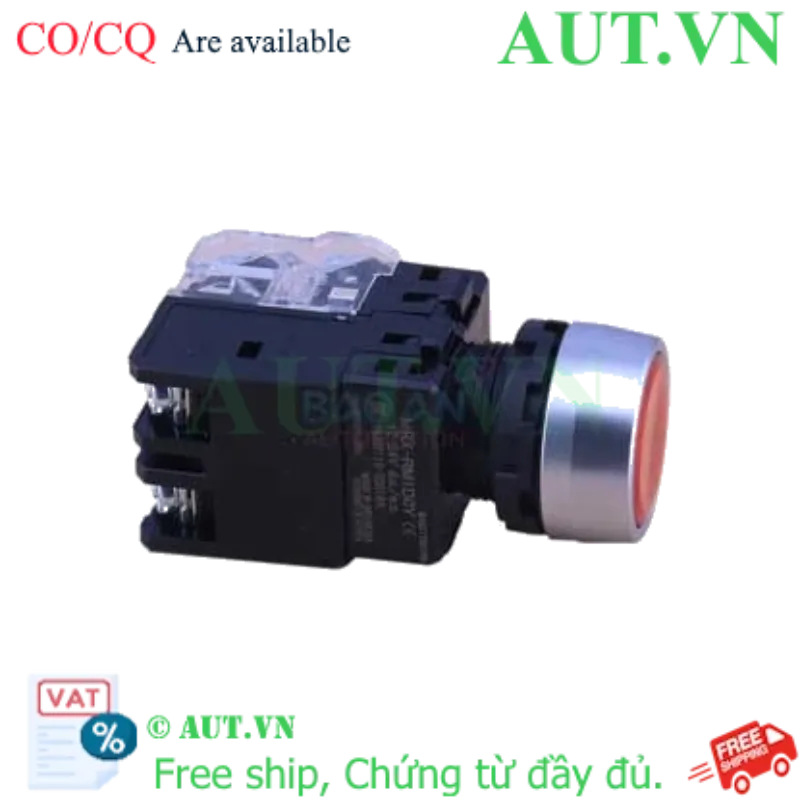 Ảnh của Nút Nhấn Có Đèn Hanyoung Nux MRX-RM1D0Y - LED Vàng, Phi 22mm, 1NO+1NC