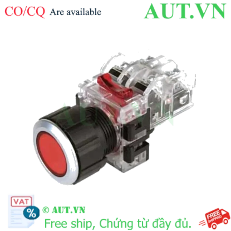 Ảnh của Nút Nhấn Hanyoung Nux MRF-NM2R Phi 25mm - 2NO+2NC, Nhấn Nhả, Đầu Phẳng An Toàn | AUT VN