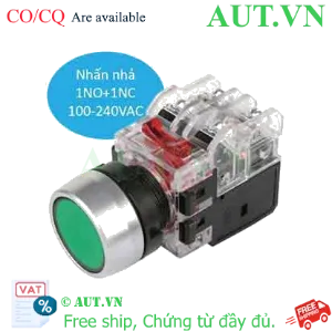 Ảnh của Nút Nhấn Có Đèn Hanyoung Nux MRX-RM1A0G | $\Phi$22mm, LED Xanh, 1NO+1NC