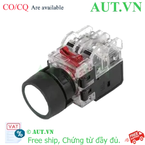 Ảnh của Công tắc nhấn giữ Hanyoung Nux MRX-TA1A3W | LED Trắng 380VAC, IP65, Phi 22mm