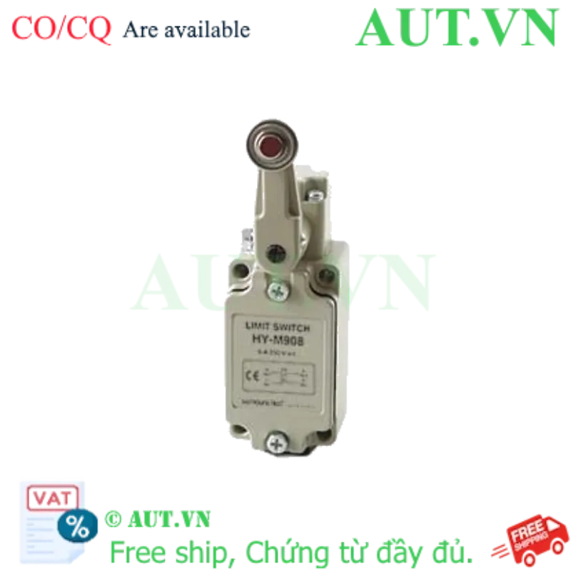 Ảnh của Công Tắc Hành Trình Hanyoung Nux HY-M908 - Cần Gạt Con Lăn, Chống Nước IP67, 1NO+1NC | AUT VN
