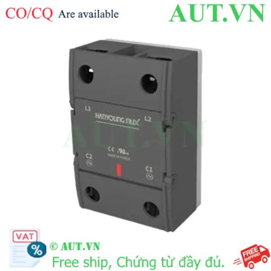 Ảnh của Relay Bán Dẫn Hanyoung Nux HSR-2D40LZN | 40A, 5-24VDC, Zero-Cross - AUT VN