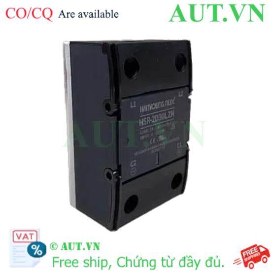 Ảnh của Relay Bán Dẫn Hanyoung Nux HSR-2D30LZN | 30A, 24-240VAC, Zero-Cross