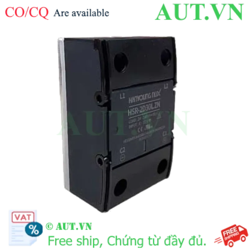 Ảnh của Relay Bán Dẫn Hanyoung Nux HSR-2D30LZN | 30A, 24-240VAC, Zero-Cross Chống Nhiễu