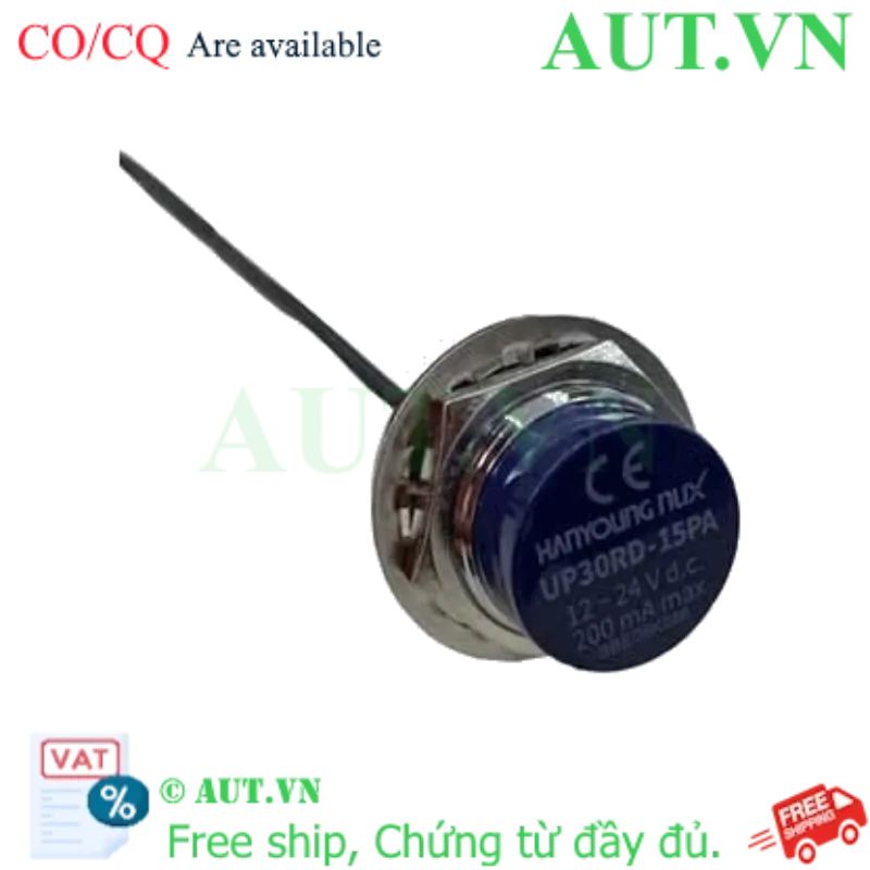 Ảnh của Cảm biến tiệm cận Hanyoung Nux UP30RD-15PA - M30, PNP, 15mm, IP67