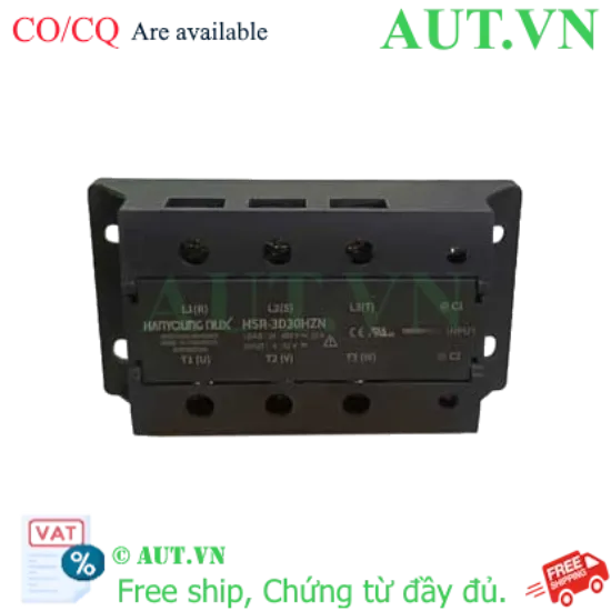 Ảnh của Relay Bán Dẫn 3 Pha Hanyoung Nux HSR-3D30HZN | 30A, 480VAC, Zero-Cross