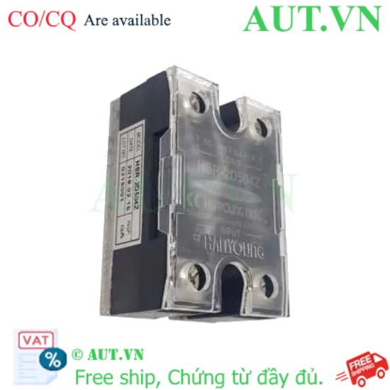 Ảnh của Relay Bán Dẫn Hanyoung Nux HSR-2A504Z | 50A, 1 Pha, 480VAC, Zero-Cross Siêu Bền