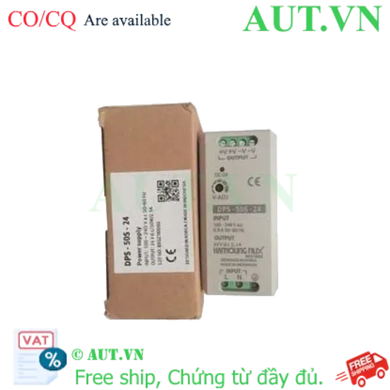 Ảnh của Bộ Nguồn Xung Hanyoung Nux DPS-50S-24 (24V 2.1A 50W) - Siêu Mỏng, Lắp Thanh Ray DIN, Chính Hãng AUT VN