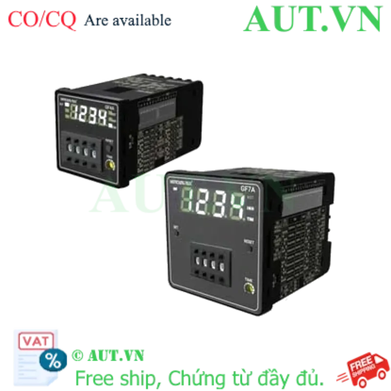 Ảnh của Bộ Đếm Hanyoung Nux GF7A-P41T | 4 Số LED Đỏ, Nguồn 100-240VAC, Ngõ Ra Kép SPDT/NPN