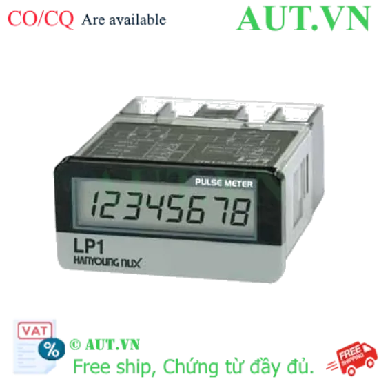 Ảnh của Đồng hồ đếm xung Hanyoung Nux LP1 | 8 Số LCD, Ngõ Vào NPN, IP66