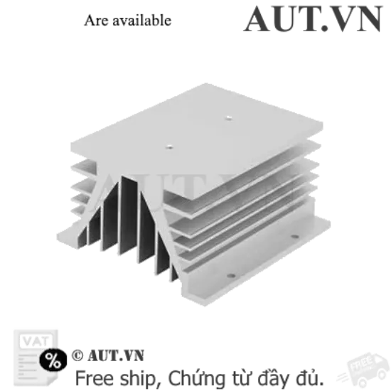 Ảnh của Đế tản nhiệt SSR Hanyoung Nux HSM-250 - Nhôm Cao Cấp, Tản Nhiệt Tối Ưu, Cho SSR 40A 3 Pha