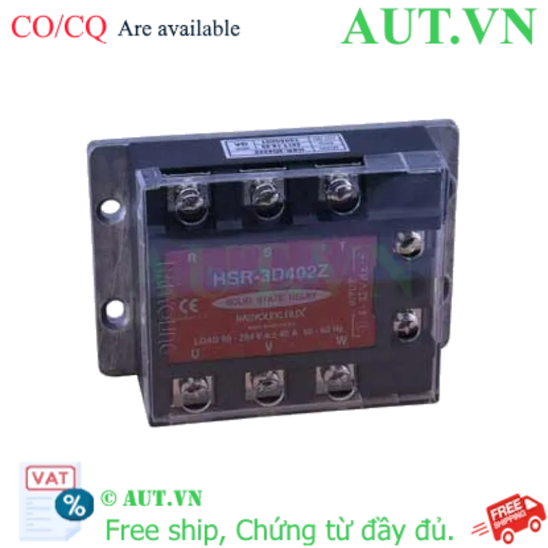 Ảnh của Relay Bán Dẫn 3 Pha Hanyoung Nux HSR-3D402Z | 40A, Zero-Cross, Chống Nhiễu EMI