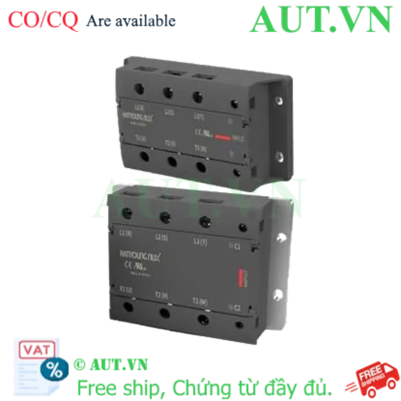 Ảnh của Relay Bán Dẫn 3 Pha Hanyoung Nux HSR-3D50LZN | 50A, 5-24VDC, Zero-Cross