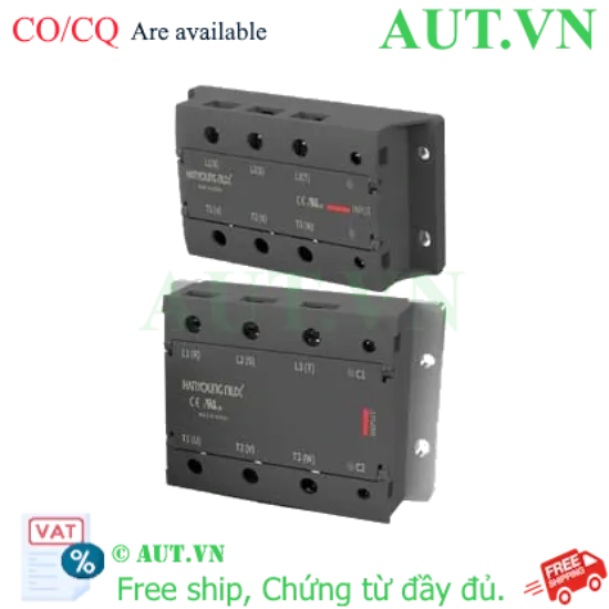 Ảnh của Relay Bán Dẫn 3 Pha Hanyoung Nux HSR-3A50LRN | 50A, 240VAC, Random Switching