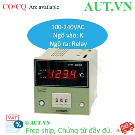 Ảnh của Đồng hồ nhiệt Hanyong Nux HY-8000-KMNRA-12
