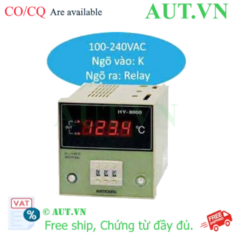 Ảnh của Đồng hồ nhiệt Hanyong Nux HY-8000-KMNRA-12