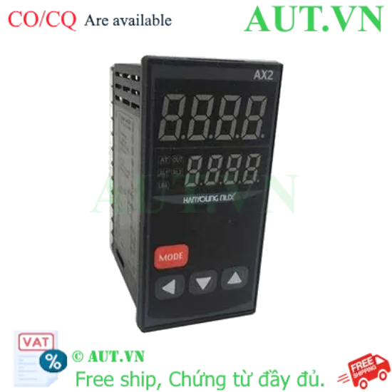 Ảnh của Bộ Điều Khiển Nhiệt Độ Hanyoung Nux AX2-4A: PID Chính Xác, 3 Ngõ Ra Đa Năng, Chuẩn 48x96mm