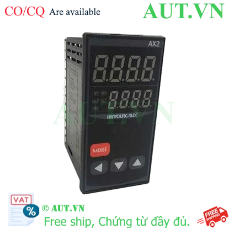 Ảnh của Bộ Điều Khiển Nhiệt Độ Hanyoung Nux AX2-4A | PID Chính Xác, 3 Ngõ Ra Đa Năng, 48x96mm