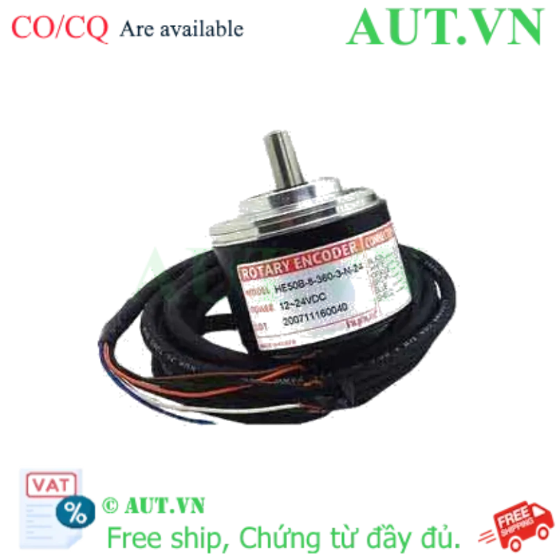 Ảnh của Encoder Hanyoung Nux HE50B-8-1000-3-T-24 | 1000 Xung, Trục 8mm, Ngõ Ra Totem Pole