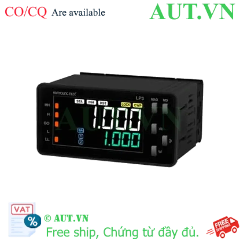 Ảnh của Đồng hồ đo đa năng Hanyoung Nux LP3-5AN | Đo RPM, Tần Số, Xung | LCD 5 Số, IP66