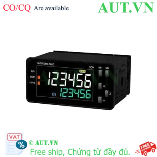 Ảnh của Bộ đếm Hanyoung Nux LC6-P62NA 6 Số - Cài đặt 2 Giá trị, Chống Nước IP66 Chính Hãng AUT VN
