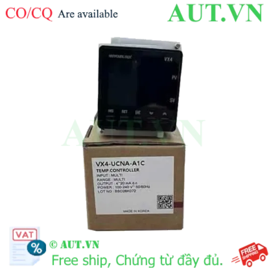 Ảnh của Đồng hồ nhiệt Hanyoung Nux VX4-UCNA-A1C | PID 2-DOF, Ngõ ra Dòng điện, Chuẩn IP66