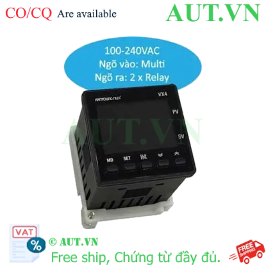 Ảnh của Bộ điều khiển nhiệt độ Hanyoung Nux VX4-UMNA-A1C - PID 2-DOF Chính Xác, 2 Ngõ Ra Relay, IP66