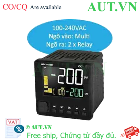 Ảnh của Bộ Điều Khiển Nhiệt Độ Hanyoung Nux VX7-UMMA-A2CTR - PID 2-DOF, RS-485, IP65