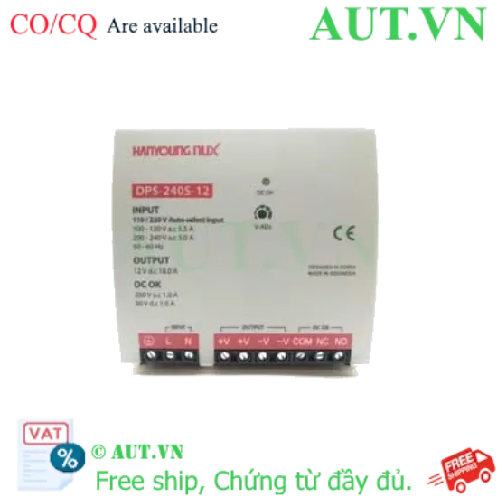 Ảnh của Bộ nguồn xung Hanyong Nux DPS-240S-12