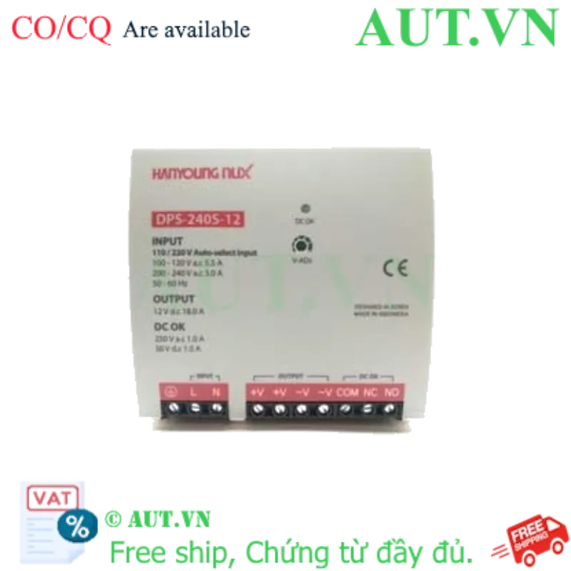 Ảnh của Bộ nguồn xung Hanyong Nux DPS-240S-12