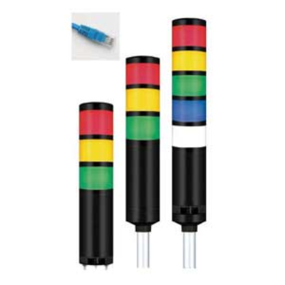 Ảnh của Đèn tháp kết nối mạng LAN Qlight QTR60L-ETN-BZ-4-12-RAGB-QZ18