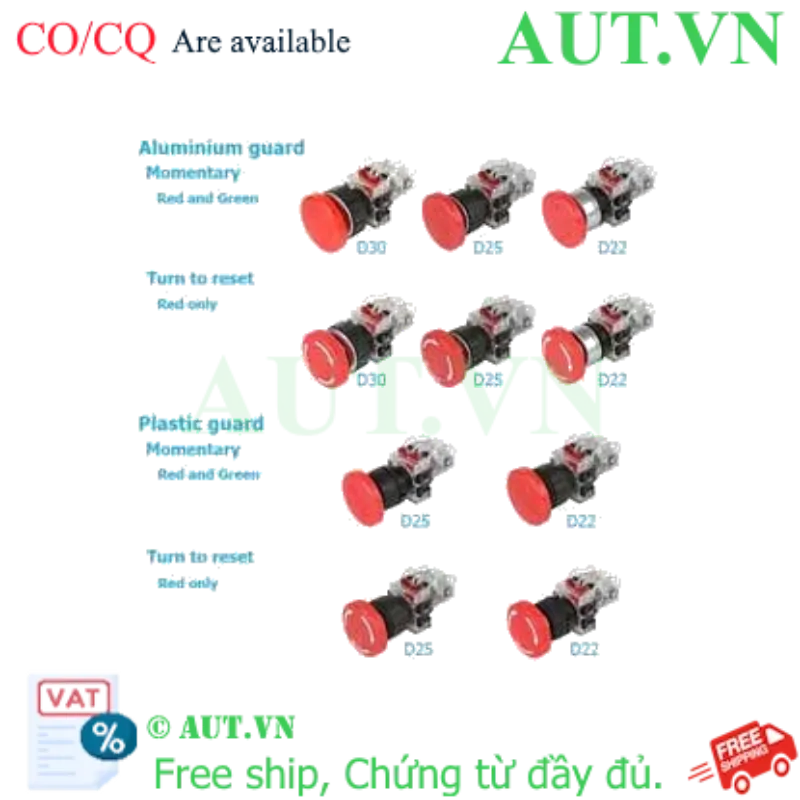 Ảnh của Công tắc nút nhấn Hanyong Nux MRE-RM2R