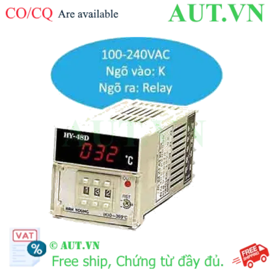 Ảnh của Đồng hồ nhiệt Hanyong Nux HY-48D-PKMNR-05