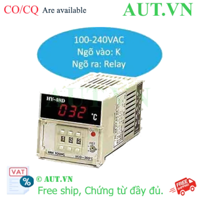 Ảnh của Đồng hồ nhiệt Hanyong Nux HY-48D-PKMNR-05