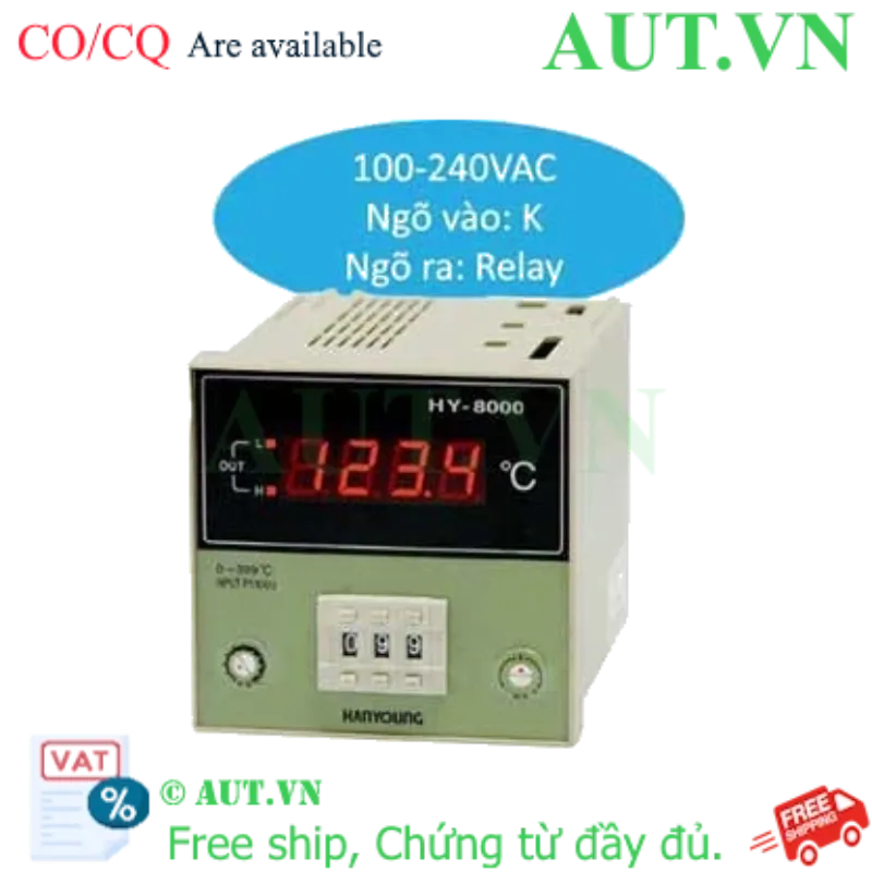 Ảnh của Đồng hồ nhiệt Hanyong Nux HY-8000-KMNRA-04