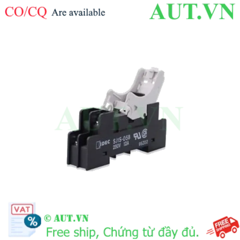 Ảnh của Đế Rơ Le IDEC SJ1S-05B | 5 Chân Pin Dẹt, 12A, Lắp Thanh Ray DIN