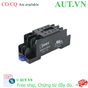 Ảnh của Đế Rơ Le IDEC SN2S-05D | 8 Chân Dẹt, 10A, Gắn DIN Rail Chính Hãng
