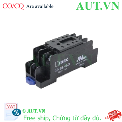 Ảnh của SN2S-05D đế rơ le trung gian 8 chân, IDEC, hàng mới