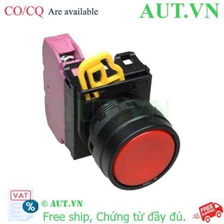 Ảnh của Nút nhấn nhả không đèn IDEC YW1B-M1E10R D22 1NO (Đỏ)