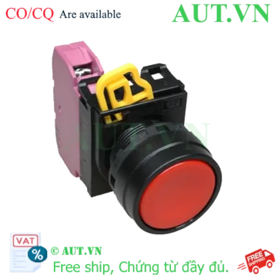 Ảnh của Nút Nhấn Nhả IDEC YW1B-M1E10R | Ø22, 1NO, Màu Đỏ - Chính Hãng Nhật Bản