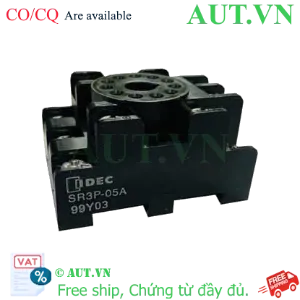 Ảnh của Đế Relay IDEC SR3P-05A | 11 Chân Tròn, 10A, Gắn Thanh Ray DIN