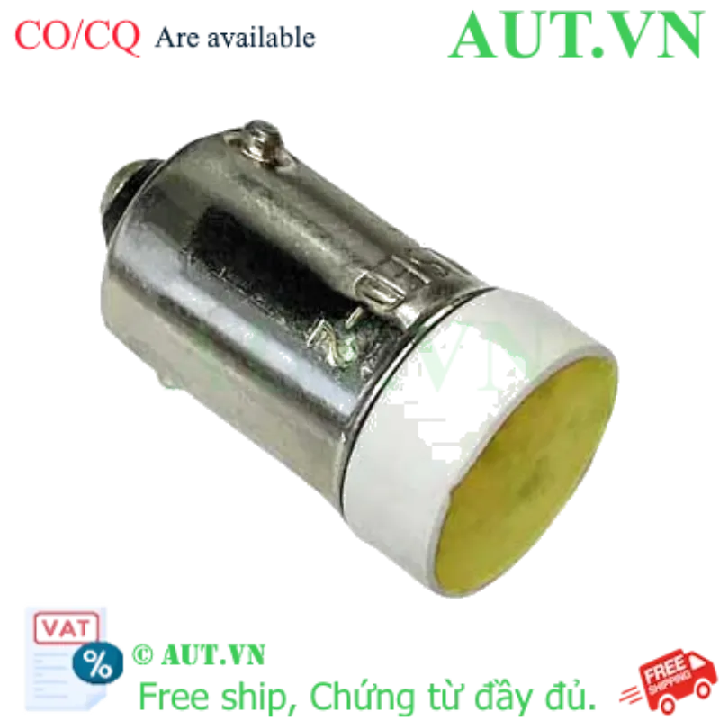 Ảnh của Đèn báo IDEC LSED-2YN - LED Vàng 24V, Đui Ngạnh BA9S/13, Siêu Bền