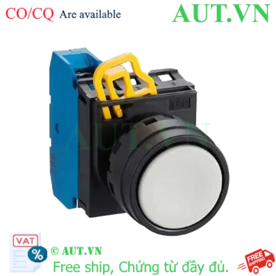 Ảnh của Nút Nhấn Nhả IDEC YW1B-M1E10W - Phi 22, 1NO, Trắng, Chống Nước IP65