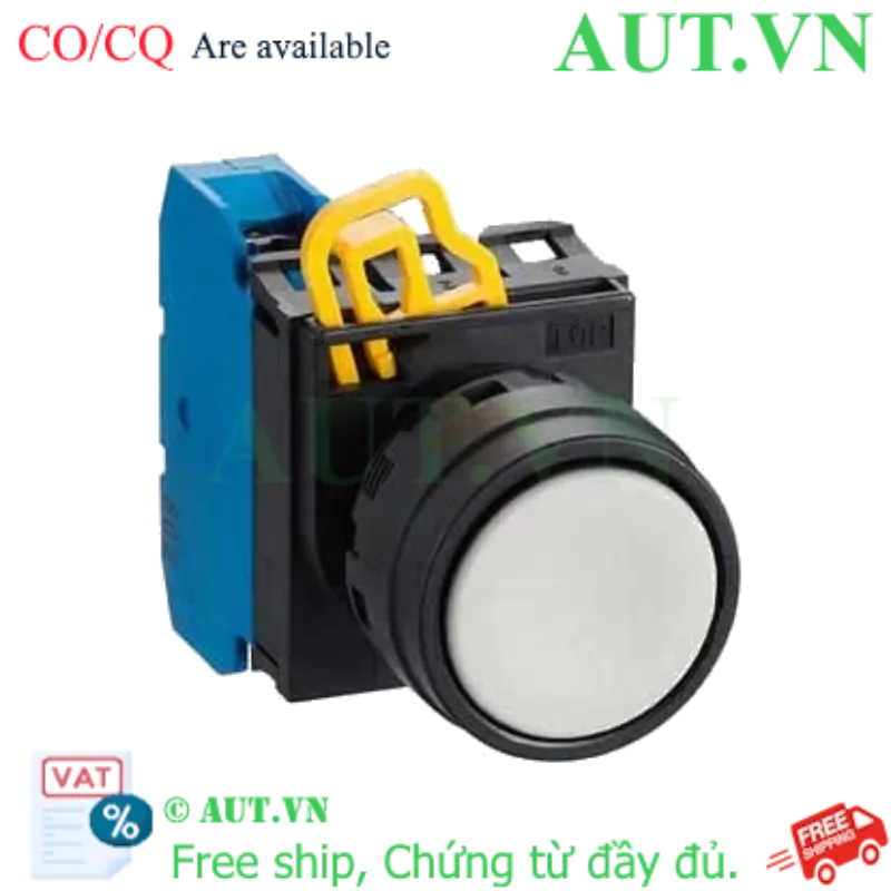 Ảnh của Nút Nhấn Nhả IDEC YW1B-M1E10W | Phi 22, 1NO, Trắng, Chống Nước IP65