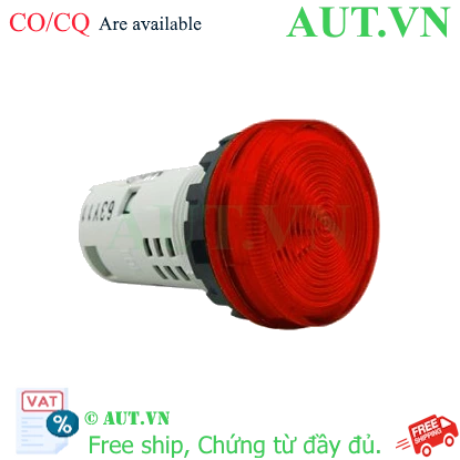 Ảnh của Đèn báo IDEC YW1P-1UQM3R 220V 22mm (đỏ)