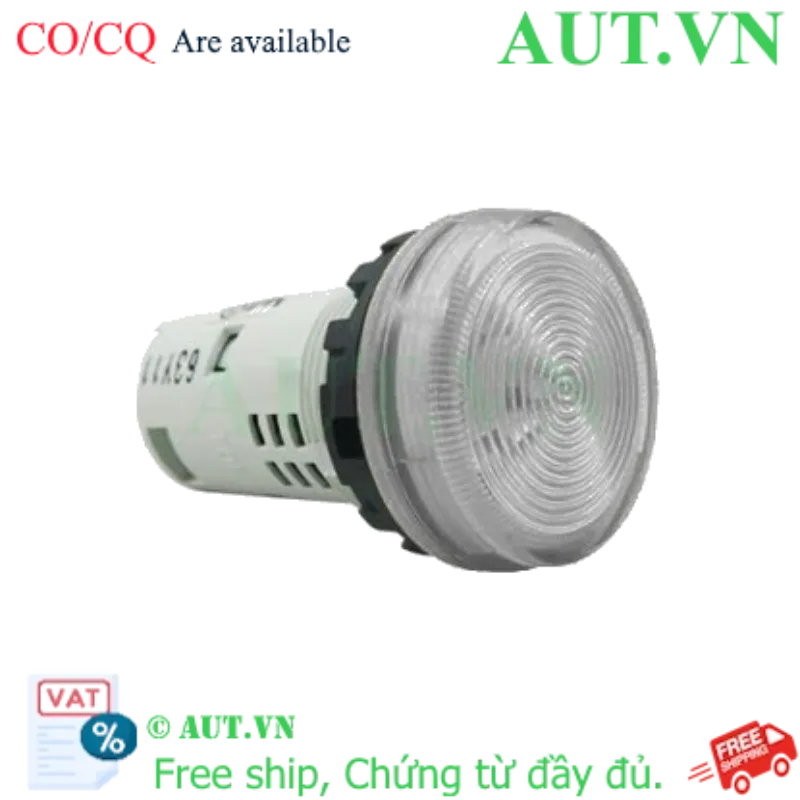 Ảnh của Đèn Báo IDEC YW1P-1UQM3W 220V - LED Trắng Siêu Sáng, Chuẩn IP65, Phi 22mm
