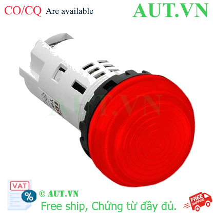 Ảnh của Đèn Báo Công Nghiệp IDEC YW1P-2UQM3R 220V 22mm (Đỏ) - Độ Bền Cao, Chính Hãng, Sáng Rõ