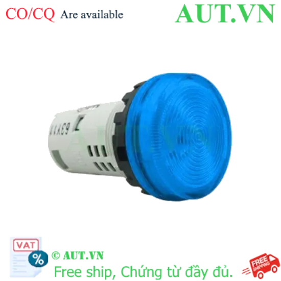 Ảnh của Đèn Báo LED IDEC YW1P-1UQ4S 24VAC/DC - Màu Xanh, Phi 22mm, Unibody Siêu Bền